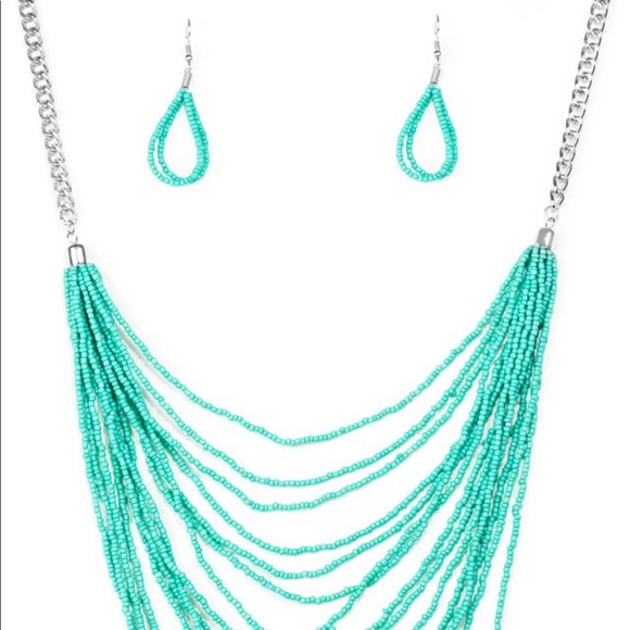 Paparazzi bora bombora blue seed bead set. NWT. - Picture 3 of 5